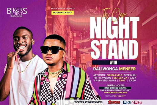 One Night Stand with Daliwonga X Who Is Meneer @Bikers Joint